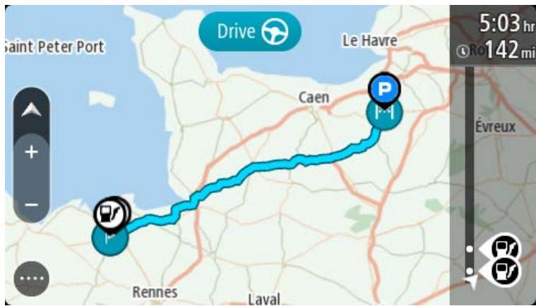 TOMTOM GPSGOESSENTIAL5 - Naviguer à l'aide d'un parcours - 1