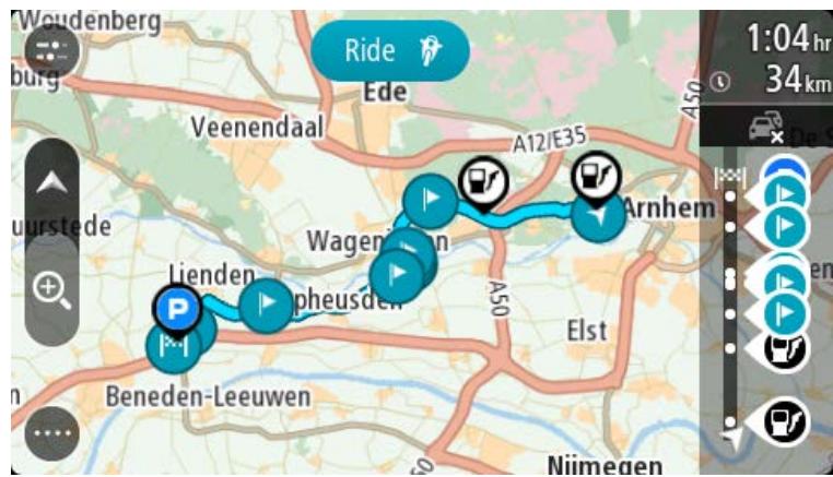 TOMTOM GPSGOESSENTIAL5 - Sélectionnez démarrer le parcours ici. - 1