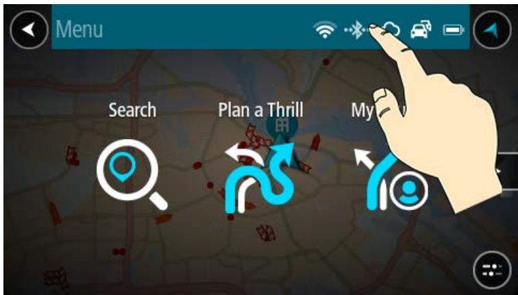TOMTOM GPSGOESSENTIAL5 - Accès rapide aux paramètres - 1