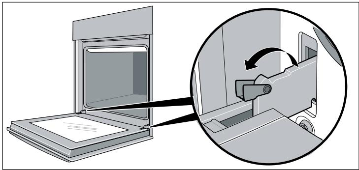NEFF B15E42N3FR - Décrocher la porte de l'appareil - 1
