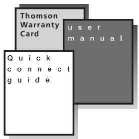 THOMSON DPL 580 HT ARGENT - Déballage du récepteur - 1