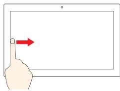 LENOVO IDEAPAD C340-14TWL - Faites glisser votre doigt à partir du bord droit - 1