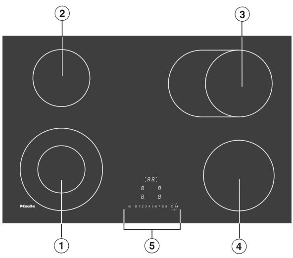 MIELE KM6520 - Table de cuisson - 2