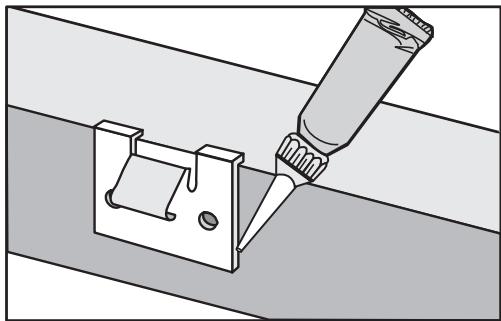MIELE KM6520 - Fixer les ressorts de serrage - plan de travail en pierre naturelle - 2