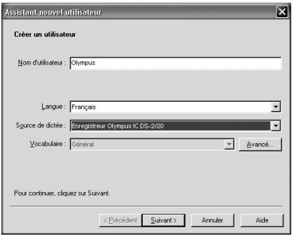 OLYMPUS DS2 - Description de l'assistant. - 1
