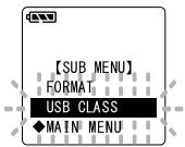 OLYMPUS DS2 - Modification de la classe USB (USB CLASS) - 2