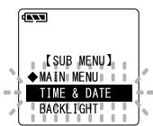 OLYMPUS DS2 - Modifier l'heure/date - 2