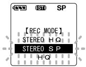 OLYMPUS DS2 - Appuyez sur la touche STOP pour refermer le menu principal. - 2