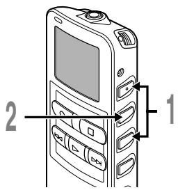OLYMPUS DS2 - Modifier l'heure/date - 1