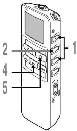 OLYMPUS DS2 - Assignnation de commentaires de fichier (COMMENT) - 1