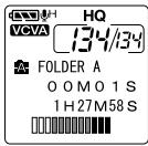 OLYMPUS DS2 - Lors d'un enregistrement en mode VCVA - 2