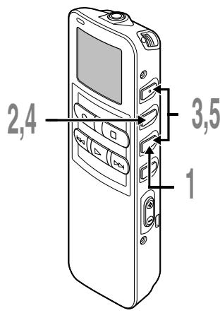 OLYMPUS DS2 - Enregistrement programme (TIMER REC) - 1