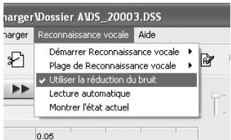 OLYMPUS DS2 - Fonction de suppression du bruit - 2