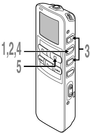 OLYMPUS DS2 - Modes d'enregistrement (REC MODE) - 1