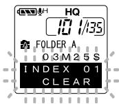 OLYMPUS DS2 - Effacement d'une marque index - 1