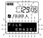 OLYMPUS DS2 - Appuyez sur la touche MENU/ SET pendant que "START" clignote. - 1