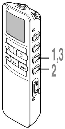OLYMPUS DS2 - Effacement de tous les fichiers d'un dossier - 1