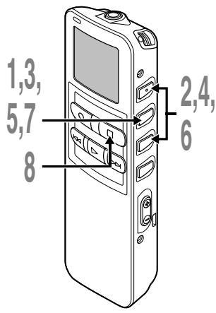 OLYMPUS DS2 - Réglage du menu principal - 3