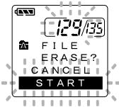 OLYMPUS DS2 - Effacement d'un fichier à la fois - 4