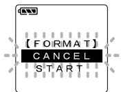 OLYMPUS DS2 - Formatage de l'enregistreur (FORMAT) - 3