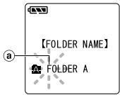 OLYMPUS DS2 - Assignnations de noms de dossier (FOLDER NAME) - 4