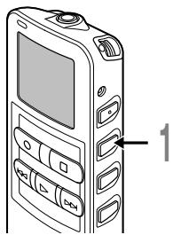 OLYMPUS DS2 - Informations de l'écran ACL - 1