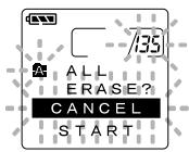 OLYMPUS DS2 - Effacement de tous les fichiers d'un dossier - 3