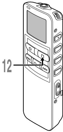 OLYMPUS DS2 - Appuyez sur la touche MENU/ SET pour fermer l'écran de configuration. - 5