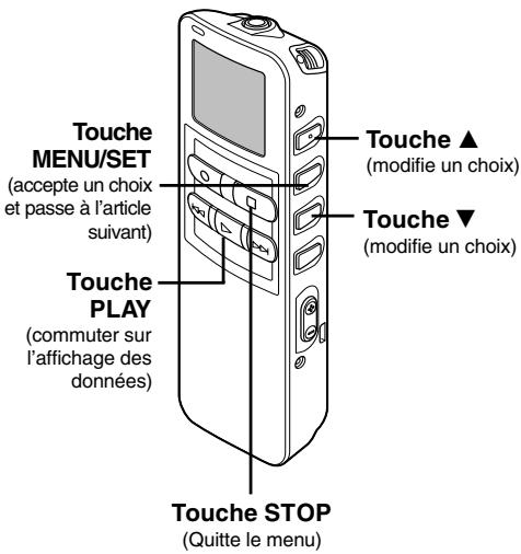 OLYMPUS DS2 - Réglage de l'heure/date (TIME&amp;DATE) - 1