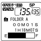 OLYMPUS DS2 - Lors d'un enregistrement en mode VCVA - 4