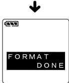 OLYMPUS DS2 - Appuyez à nouveau sur la touche MENU/SET. - 3