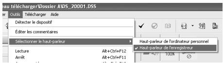 OLYMPUS DS2 - Utilisation comme haut-parleur USB - 1