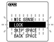 OLYMPUS DS2 - Verrouillage de fichiers (LOCK) - 2