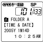 OLYMPUS DS2 - ① Longueur de fichier - 3