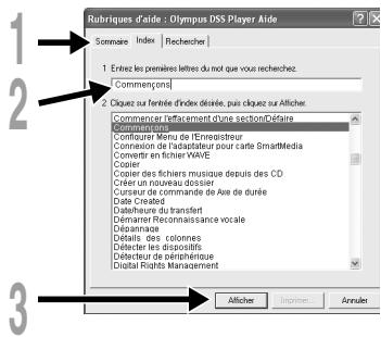 OLYMPUS DS2 - Recherche par mots-clés - 2