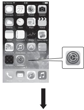 PIONEER N-PO1 K BLACK - Vérifie que le symbole de connexion wi-fi est affiché sur l'écran de l'iphone/ipod touch/ipad. - 2