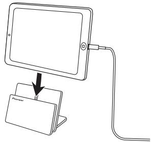 PIONEER N-PO1 K BLACK - Utilisation du support avec un ipad - 1