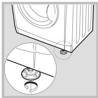 HOTPOINT FTVF85CP - Placement du sèche-linge de niveau - 2