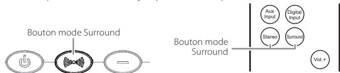 JBL SB 300 - Bouton de mode surround de la BARRE de son - 1