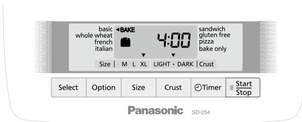 PANASONIC SD 255 WXE - La présente notice concerne deux machines à pain différentes - 2