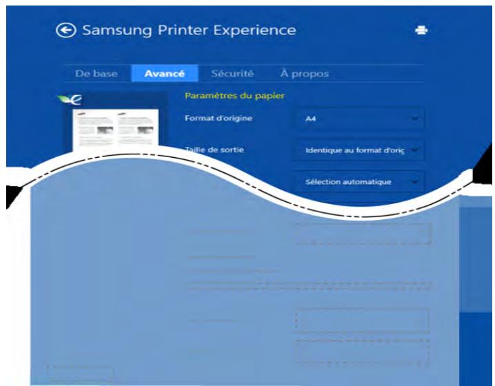 SAMSUNG SL-C430 - Onglet Avancé - 1