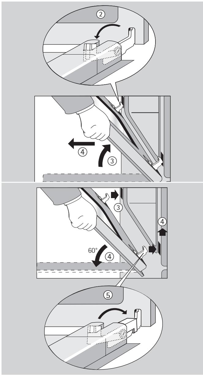 ARTHUR MARTIN FE6412NG - Replacer la porte du four - 1