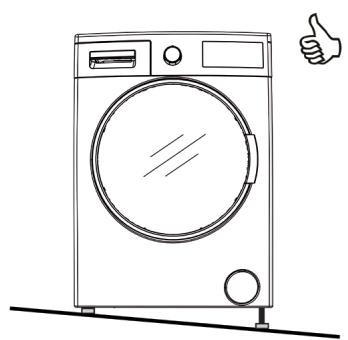 PROLINE WDP 1275 - Mise en place du lave-linge et réglage des pieds - 2