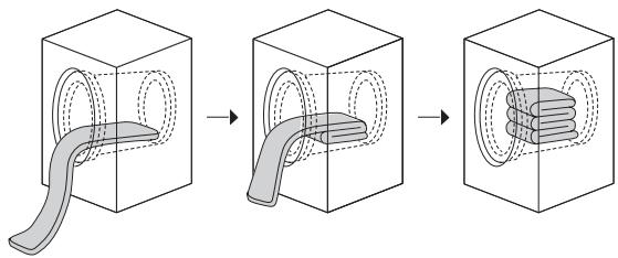 PROLINE WDP 1275 - Chargement du linge dans le lave-linge - 3
