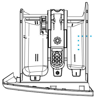 PROLINE WDP 1275 - - Compartiment lessive pour le lavage principal : II - 2