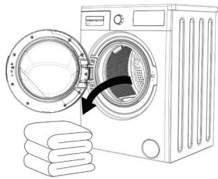 PROLINE WDP 1275 - Chargement du linge dans le lave-linge - 2