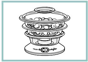 SEB VC 7002.00 - Placez le(s) bol(s) vapeur - 1