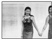 FUJIFILM A510 - Appuyez à mi-course sur le déclencheur pour effectuer la mise au point sur le sujet. - 1