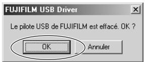 FUJIFILM A510 - Déinstallation du logiciel - 3