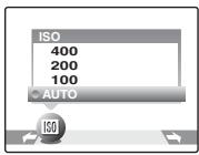 FUJIFILM A510 - Définition du réglage de sensibilité (ISO) - 2